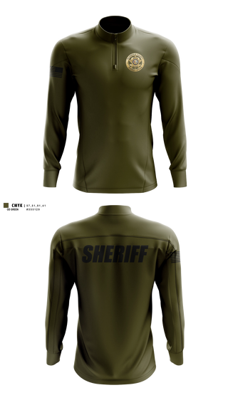 Quarter Zip Jacket, Allendale County Sheriff’s Office, Police, Teamtime, Team time, sublimation, custom sports apparel, team uniforms, spirit wear, spiritwear, sports uniforms, custom shirts, team store, custom team store, fundraiser sports, apparel fundraiser
