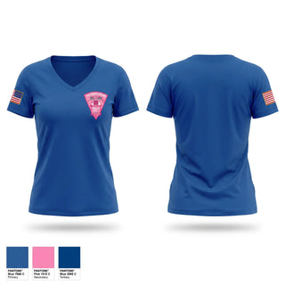 Womens Short Sleeve Vneck Shirt, Palisades Park Police Department Public, Police, Teamtime, Team time, sublimation, custom sports apparel, team uniforms, spirit wear, spiritwear, sports uniforms, custom shirts, team store, custom team store, fundraiser sports, apparel fundraiser