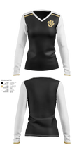 Manassas Park 46192470 Women's Long Sleeve V-neck Shirt - 21