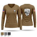 304th SBDE Women's Long Sleeve V-neck Shirt - 1