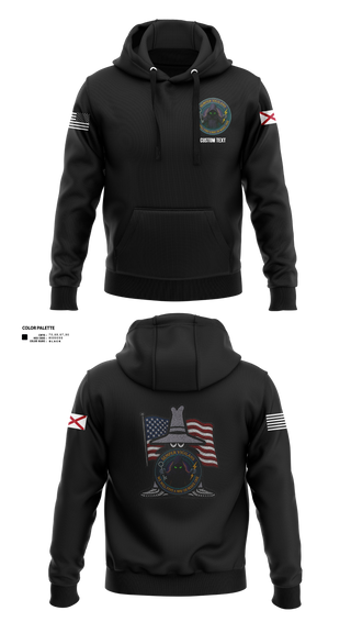Hoodie, 117th Intel Squadron, Air Force, Teamtime, Team time, sublimation, custom sports apparel, team uniforms, spirit wear, spiritwear, sports uniforms, custom shirts, team store, custom team store, fundraiser sports, apparel fundraiser