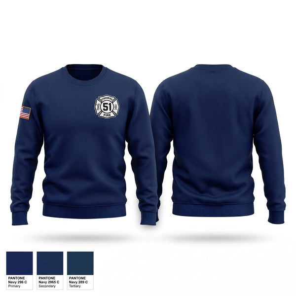Crew Neck Sweatshirt, Strasburg Fire Department, Fire Department, Teamtime, Team time, sublimation, custom sports apparel, team uniforms, spirit wear, spiritwear, sports uniforms, custom shirts, team store, custom team store, fundraiser sports, apparel fundraiser