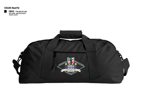 Duffle Bag, Personnel and Organizational Readiness Battalion, National Guard, Teamtime, Team time, sublimation, custom sports apparel, team uniforms, spirit wear, spiritwear, sports uniforms, custom shirts, team store, custom team store, fundraiser sports, apparel fundraiser