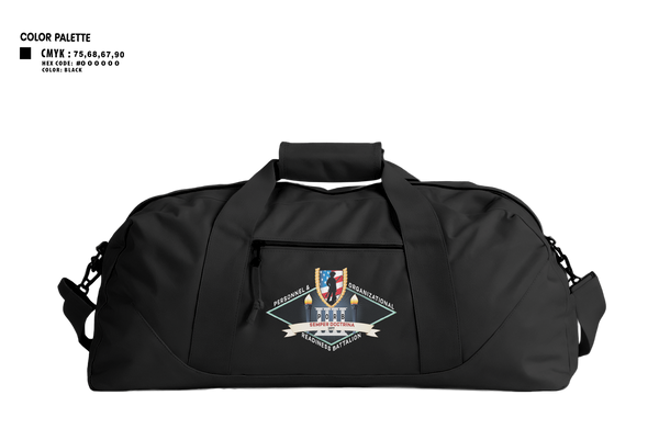 Duffle Bag, Personnel and Organizational Readiness Battalion, National Guard, Teamtime, Team time, sublimation, custom sports apparel, team uniforms, spirit wear, spiritwear, sports uniforms, custom shirts, team store, custom team store, fundraiser sports, apparel fundraiser