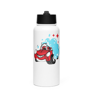 Speed demon detailing 35022679 Stainless Steel Water Bottle with a Straw Lid
