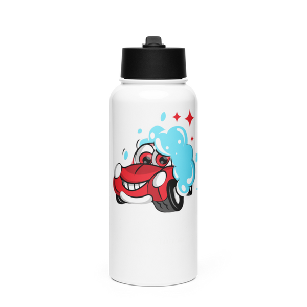Speed demon detailing 35022679 Stainless Steel Water Bottle with a Straw Lid