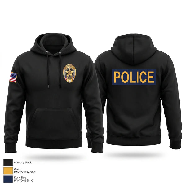Hoodie, Granite Shoals Police Department, Police, Teamtime, Team time, sublimation, custom sports apparel, team uniforms, spirit wear, spiritwear, sports uniforms, custom shirts, team store, custom team store, fundraiser sports, apparel fundraiser