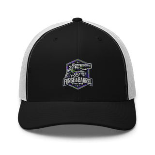 Forge & Barrel Firearms 85618351 Retro Trucker Hat | Yupoong 6606