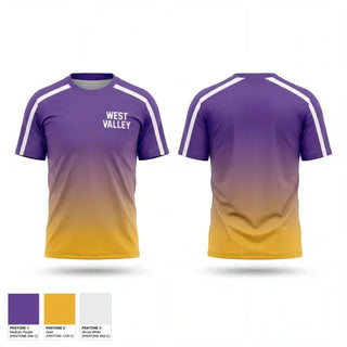 Short Sleeve Performance Shirt, West Valley, Track & Field, Teamtime, Team time, sublimation, custom sports apparel, team uniforms, spirit wear, spiritwear, sports uniforms, custom shirts, team store, custom team store, fundraiser sports, apparel fundraiser