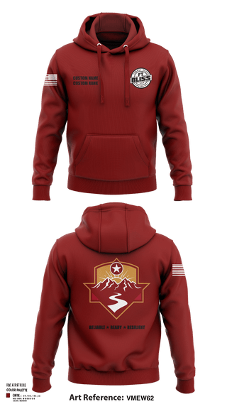 Hoodie, Fort Bliss DENTAC, Army, Teamtime, Team time, sublimation, custom sports apparel, team uniforms, spirit wear, spiritwear, sports uniforms, custom shirts, team store, custom team store, fundraiser sports, apparel fundraiser