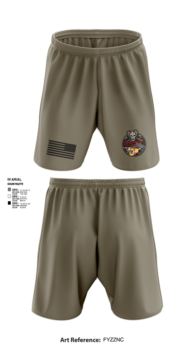 332nd EMXS 72037351 Athletic Shorts With Pockets - 2