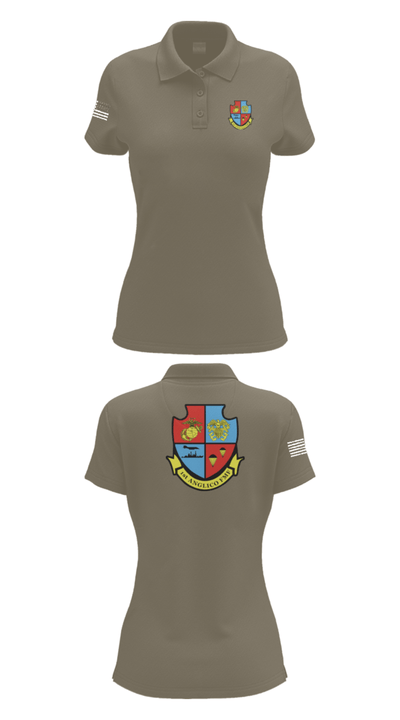 1st Anglico 77697300 Women's Short Sleeve Performance Polo  - 75