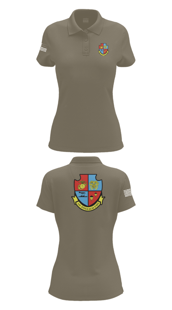 Women's Short Sleeve Performance Polo, 1st Anglico, , Teamtime, Team time, sublimation, custom sports apparel, team uniforms, spirit wear, spiritwear, sports uniforms, custom shirts, team store, custom team store, fundraiser sports, apparel fundraiser