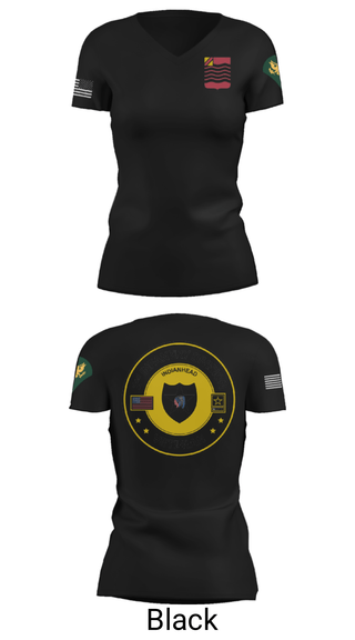 Women's Short Sleeve Vneck Shirt, 1st Battalion 15th Field Artillery, Army, Teamtime, Team time, sublimation, custom sports apparel, team uniforms, spirit wear, spiritwear, sports uniforms, custom shirts, team store, custom team store, fundraiser sports, apparel fundraiser