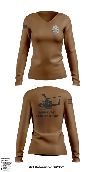 Women's Long Sleeve Vneck Shirt, MCAGCC MAGTFTC, Marines, Teamtime, Team time, sublimation, custom sports apparel, team uniforms, spirit wear, spiritwear, sports uniforms, custom shirts, team store, custom team store, fundraiser sports, apparel fundraiser