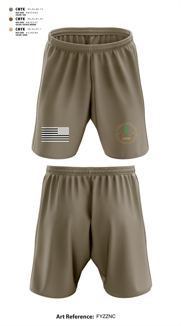Athletic Shorts With Pockets, Alabama-Coushatta Wildland Fire Management, Fire Department, Teamtime, Team time, sublimation, custom sports apparel, team uniforms, spirit wear, spiritwear, sports uniforms, custom shirts, team store, custom team store, fundraiser sports, apparel fundraiser