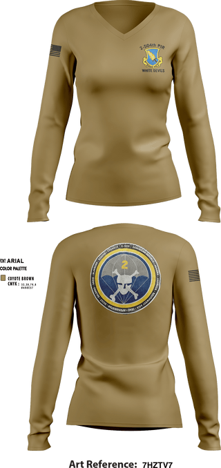 Women's Long Sleeve Vneck Shirt, LAZY HELLDIVER, Army, Teamtime, Team time, sublimation, custom sports apparel, team uniforms, spirit wear, spiritwear, sports uniforms, custom shirts, team store, custom team store, fundraiser sports, apparel fundraiser