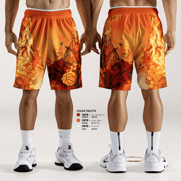 Athletic Shorts With Pockets, Houston hot shots, Men's Basketball, Teamtime, Team time, sublimation, custom sports apparel, team uniforms, spirit wear, spiritwear, sports uniforms, custom shirts, team store, custom team store, fundraiser sports, apparel fundraiser