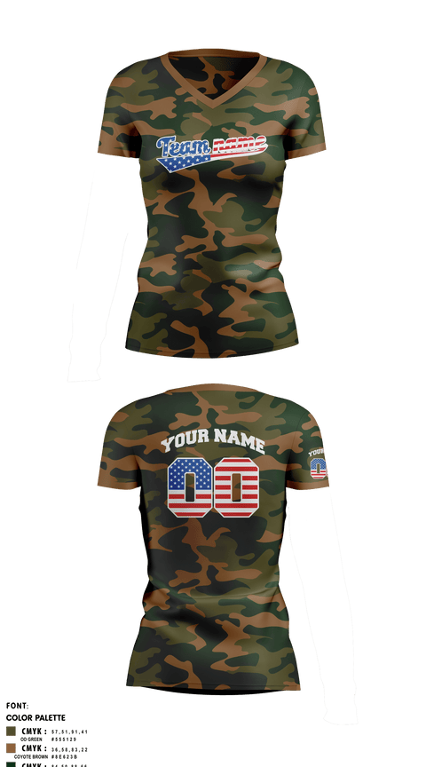 Women's Short Sleeve Vneck Shirt, We The People, Softball, Teamtime, Team time, sublimation, custom sports apparel, team uniforms, spirit wear, spiritwear, sports uniforms, custom shirts, team store, custom team store, fundraiser sports, apparel fundraiser