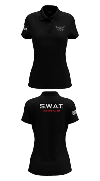 Women's Short Sleeve Performance Polo, MONTVILLE SERT, Police, Teamtime, Team time, sublimation, custom sports apparel, team uniforms, spirit wear, spiritwear, sports uniforms, custom shirts, team store, custom team store, fundraiser sports, apparel fundraiser