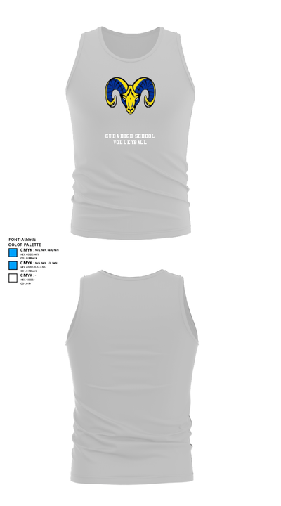 Cuba High School Volleyball 47808550 Tank Top - 13