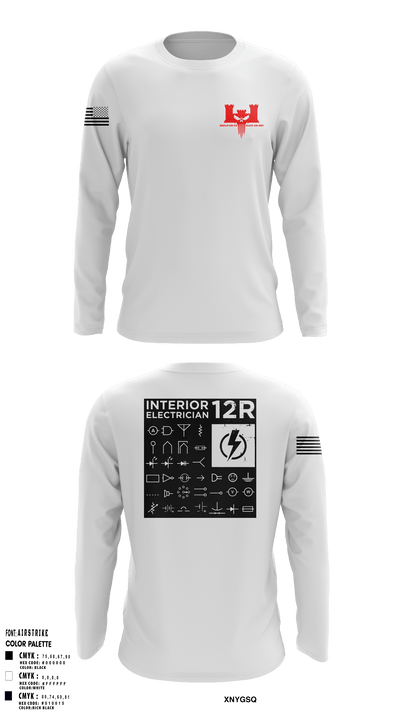 302nd EN CO 64266225 Long Sleeve Performance Shirt - 10