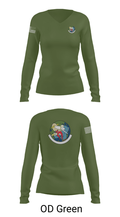 20th Intelligence Squadron 92115320 Women's Long Sleeve V-neck Shirt - 57