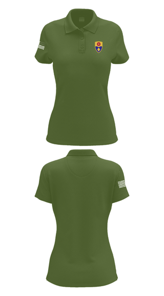 Women's Short Sleeve Performance Polo, 270th MP CO, National Guard, Teamtime, Team time, sublimation, custom sports apparel, team uniforms, spirit wear, spiritwear, sports uniforms, custom shirts, team store, custom team store, fundraiser sports, apparel fundraiser