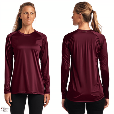 West Mecklenburg High School Volleyball 81317754 Women's Long Sleeve V-neck Shirt - 136