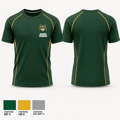 Nashoba Regional High School Swimming 57555819 Short Sleeve Performance Shirt - 2