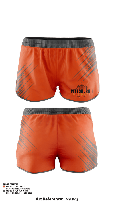 Pittsburgh Ultimate 58668792 Track Shorts - 1