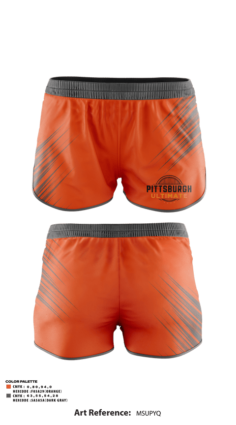 Track Shorts, Pittsburgh Ultimate, Spirit Store, Teamtime, Team time, sublimation, custom sports apparel, team uniforms, spirit wear, spiritwear, sports uniforms, custom shirts, team store, custom team store, fundraiser sports, apparel fundraiser