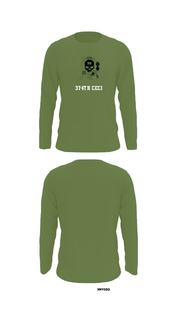 Long Sleeve Performance Shirt, 374TH CECI, Army, Teamtime, Team time, sublimation, custom sports apparel, team uniforms, spirit wear, spiritwear, sports uniforms, custom shirts, team store, custom team store, fundraiser sports, apparel fundraiser