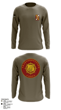 993rd Transportation Company 34221849 Long Sleeve Performance Polo - 1