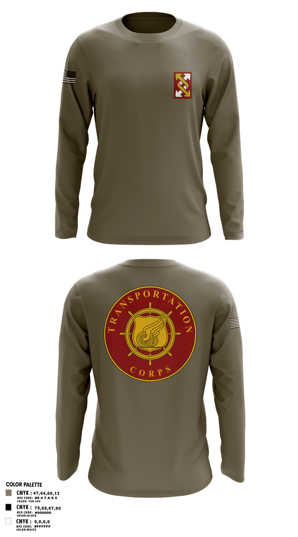 Long Sleeve Performance Polo, 993rd Transportation Company, Army, Teamtime, Team time, sublimation, custom sports apparel, team uniforms, spirit wear, spiritwear, sports uniforms, custom shirts, team store, custom team store, fundraiser sports, apparel fundraiser