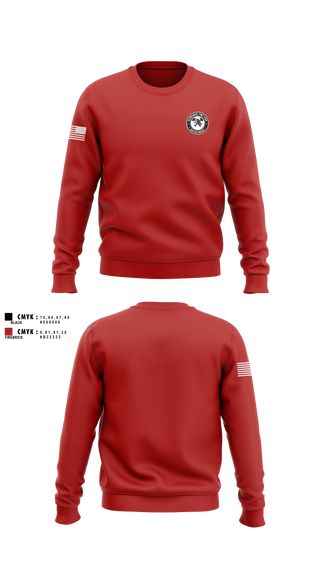 Crew Neck Sweatshirt, Kankakee Twp Fire, , Teamtime, Team time, sublimation, custom sports apparel, team uniforms, spirit wear, spiritwear, sports uniforms, custom shirts, team store, custom team store, fundraiser sports, apparel fundraiser