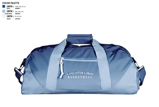 Duffle Bag, Lancaster lobos, Women's Basketball, Teamtime, Team time, sublimation, custom sports apparel, team uniforms, spirit wear, spiritwear, sports uniforms, custom shirts, team store, custom team store, fundraiser sports, apparel fundraiser