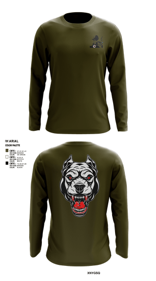 Long Sleeve Performance Shirt, Oscar Golf Charlie Tango, Army, Teamtime, Team time, sublimation, custom sports apparel, team uniforms, spirit wear, spiritwear, sports uniforms, custom shirts, team store, custom team store, fundraiser sports, apparel fundraiser