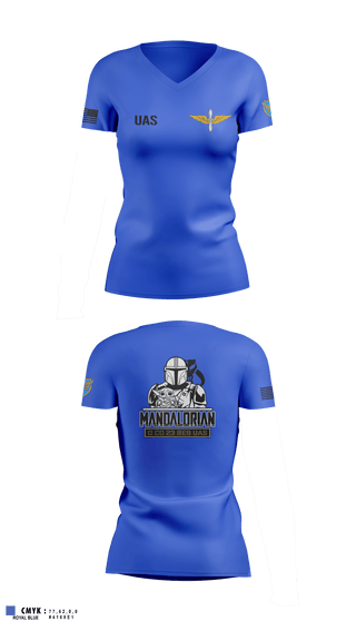 Women's Short Sleeve Vneck Shirt, 23rd BEB UAS, Army, Teamtime, Team time, sublimation, custom sports apparel, team uniforms, spirit wear, spiritwear, sports uniforms, custom shirts, team store, custom team store, fundraiser sports, apparel fundraiser