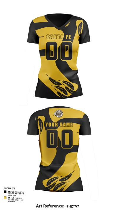 Santa Fe High School 35250956 Short Sleeve Performance Shirt - 24