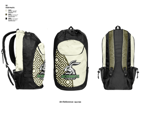 Gear Bag, JackRabbits, Men's Basketball, Teamtime, Team time, sublimation, custom sports apparel, team uniforms, spirit wear, spiritwear, sports uniforms, custom shirts, team store, custom team store, fundraiser sports, apparel fundraiser