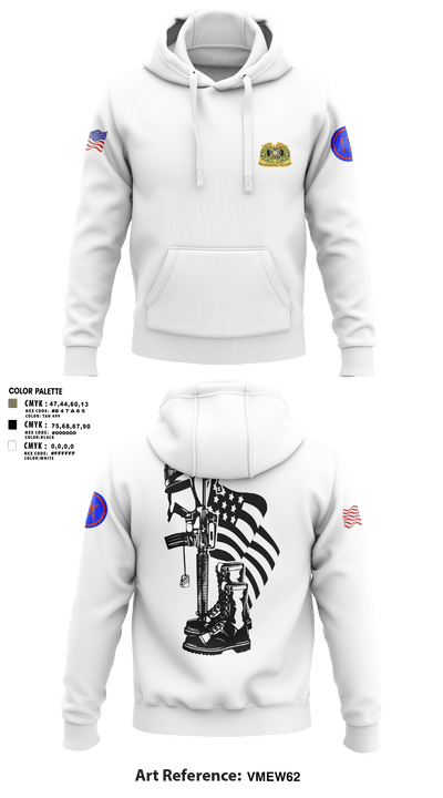 962D QUARTERMASTER COMPANY (MORTUARY AFFAIRS) 48662806 Hoodie - 2