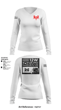 302nd EN CO 64266225 Women's Long Sleeve V-neck Shirt - 10