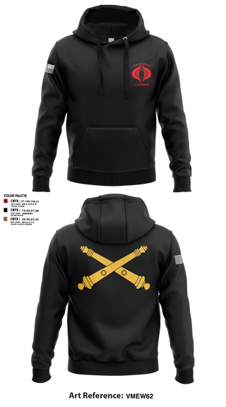 Hoodie, Charlie Battery, 1-119th FA, , Teamtime, Team time, sublimation, custom sports apparel, team uniforms, spirit wear, spiritwear, sports uniforms, custom shirts, team store, custom team store, fundraiser sports, apparel fundraiser