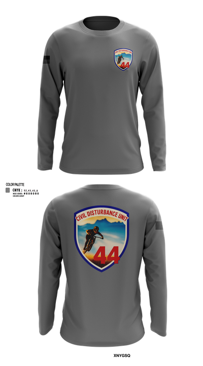 Civil Disturbance Unit 55553252 Long Sleeve Performance Shirt 103