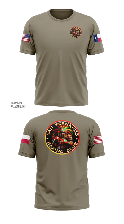 San Fernando Boxing Club 92427997 Short Sleeve Performance Shirt - 211