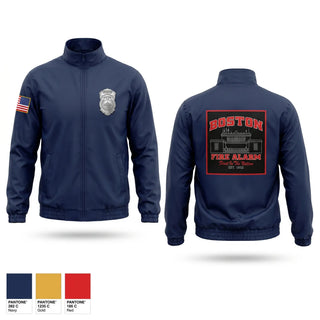Windbreaker, Boston Fire Alarm, Fire Department, Teamtime, Team time, sublimation, custom sports apparel, team uniforms, spirit wear, spiritwear, sports uniforms, custom shirts, team store, custom team store, fundraiser sports, apparel fundraiser