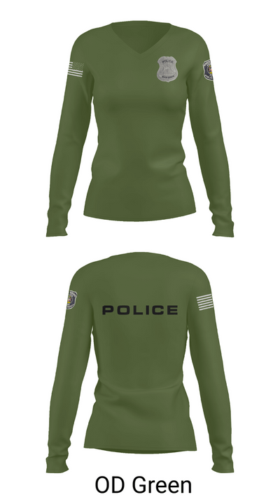 RRPD 85148430 Women's Long Sleeve V-neck Shirt - 54