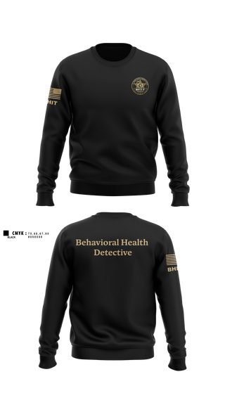 Crew Neck Sweatshirt, BHIT, Police, Teamtime, Team time, sublimation, custom sports apparel, team uniforms, spirit wear, spiritwear, sports uniforms, custom shirts, team store, custom team store, fundraiser sports, apparel fundraiser