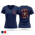 Lansing Fire Dept - Station 4 Women's Short Sleeve V-neck Shirt - 1